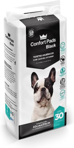 Tapete Higiênico Confort Pads Black 60x55 C/ 30 Unidades