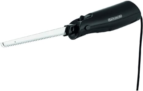 Black Decker Faca de Cozinha Power Blade com Lâminas Removíveis em Inox, para Cortar Alimentos, 127V