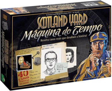 Jogo de Tabuleiro Scotland Yard Maquina Do Tempo - Grow