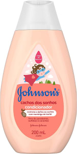 2 Unidades - Johnson's Baby Condicionador Infantil Para Cabelos Cacheados Cachos Dos Sonhos,200ml