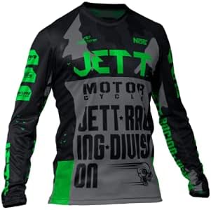 Camisa Motocross Jett Factory Edition 3 Verde M