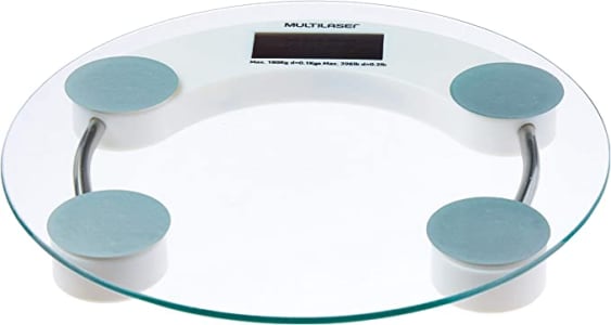 Balança Eatsmart Digital LCD, Multilaser, HC039, Branco