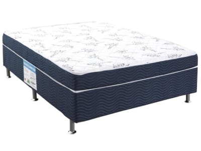 Cama Box Casal Ortobom Conjugado 43x138x188cm Physical Blue - Cama Box Casal - Magazine Ofertaesperta