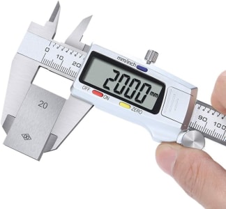 Paquímetro Digital Vernier Em Aço Inoxidável Adaskala 0-150mm De Alta Precisão