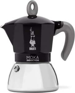 Bialetti Moka Indução 6 Cups (Preto)