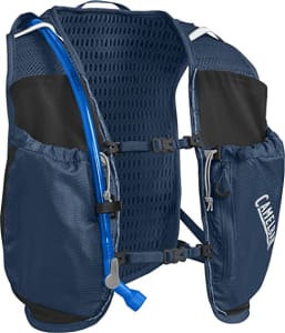 CamelBak Colete feminino de hidratação para corrida Circuito – Acessórios de corrida – Micro malha 3D – Duas alças ajustáveis no peito – Bolso seguro 