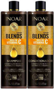 Kit Shampoo e Condicionador Blends Vitamina C 1L, INOAR