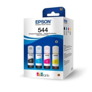 Refil De Tinta Epson Kit 4 Cores T544520-4p