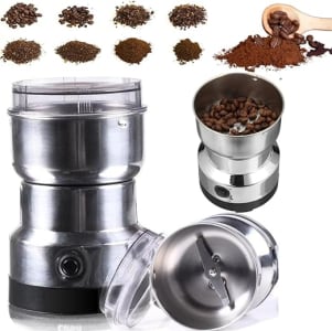  Moedor de Café Triturador Eletrico de Grãos Sementes 110V e 300 ml Inox