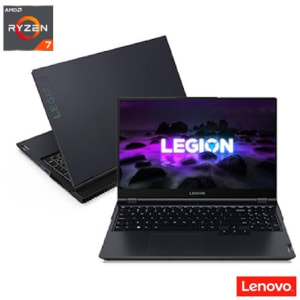 Notebook Gamer Lenovo Legion 5, Ryzen™ 7, NVIDIA RTX 3050, 16GB, 512GB SSD, Windows 11, Tela de 15.6" - 82QJ0000BR