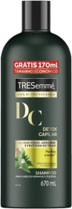 TRESemmé Shampoo Detox Capilar Frasco 670ml Tamanho Família