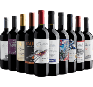 Kit 10 Vinhos por R$23,90 cada garrafa + Frete Grátis