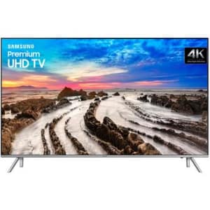 Smart TV LED 55” Ultra HD 4K Samsung 55MU7000  com Conversor Digital 4 HDMI 3 USB Wi-Fi Integrado