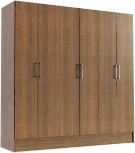 Guarda-Roupa Casal Madesa Vip 6 Portas Batentes (Rustic)