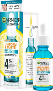 Garnier Sérum Antiacne Facial Uniform & Matte, Combate a Acne, Reduz Marcas, Controla a Oleosidade, 15ml