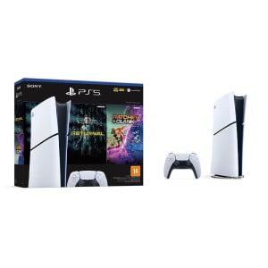 Console PlayStation 5 Slim Edição Digital + 2 Jogos (Branco)