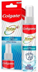 10 Unidades Spray Bucal Colgate Total 12 com Agentes Antibacterianos 60ml