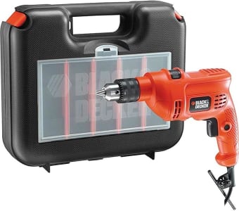 BLACK+DECKER Furadeira de Impacto de 3/8 Pol. (10mm) 560W 2.800 RPM com Maleta 220V TM500K