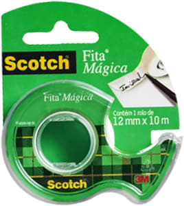 Fita Mágica Scotch com Suporte - 12 mm x 10 m