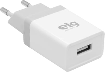 Carregador USB de Parede Bivolt e Universal Branco - WC1AE ELG