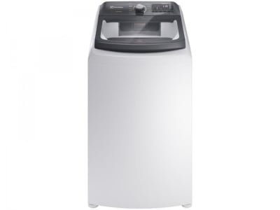 Lavadora de Roupas Electrolux 14kg Cesto Inox - 11 Programas de Lavagem Branca Premium Care LEC14 - Máquina de Lavar - Magazine 