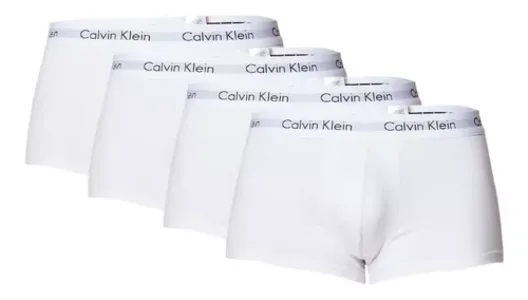 Kit 4 Cuecas Masculinas Boxer Cotton Calvin Klein