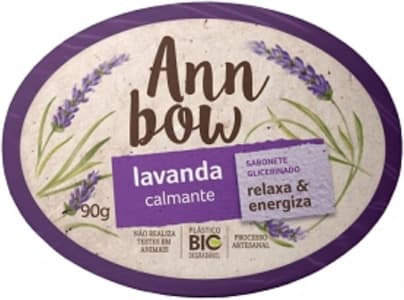 Sabonete Ann Bow Glicerinado Lavanda De 90G, Ann Bow