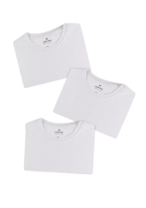 Kit Com 3 Camisetas Femininas Básicas Hering