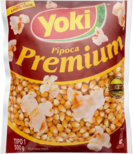 4 Unidades - Pipoca Premium Yoki 500g