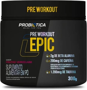 Epic Pré Treino 300g - Probiotica (Frutas Vermelhas)