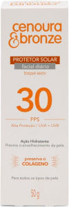 Protetor Solar Facial Cenoura & Bronze Fps 30 50G