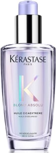 Kérastase Óleo Blond Absolu Huile Cicaextreme, Cabelos loiros, descoloridos, Hidratação, restauração, Ácido Hialurônico, Flor de Edelweiss, 100 ml