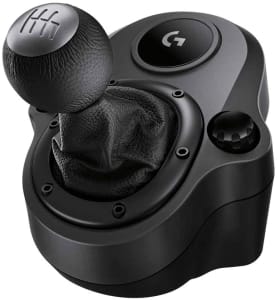 Câmbio Logitech G Driving Force - Compatível com Volantes Logitech G923, G29 e G920 para PS5, PS4, Xbox Series X|S, Xbox One e PC