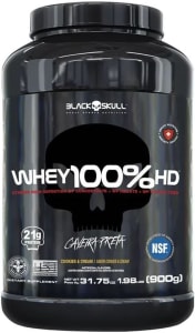 CAVEIRA PRETA WHEY 100% HD BLACK SKULL - 900G