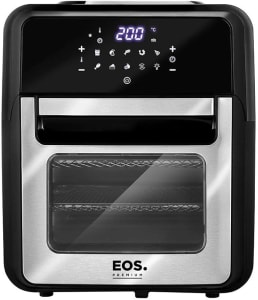 Fritadeira Sem Óleo Air Fryer EOS Premium 12L Digital Touch Inox EAF12I 110V