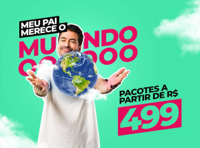 Pacotes de Viagens 2021 a Partir de R$499,00 - Aéreo + Hospedagem!