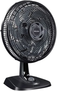 Ventilador de Mesa, Neo Air 15, 110v, Mallory (Preto/Grafite)