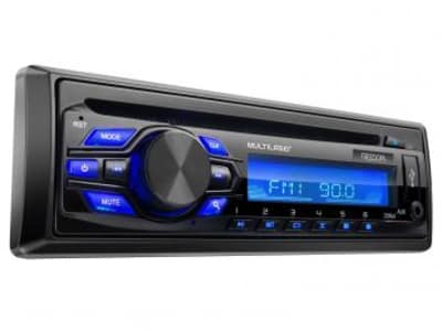 CD Player Automotivo Multilaser Freedom AM/FM com Entrada USB e Entrada Auxiliar P2