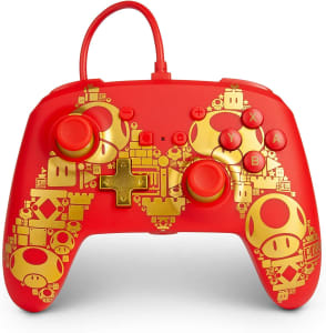 Controle com Fio Powera Mario Gold M Nintendo Switch - 1516987-01