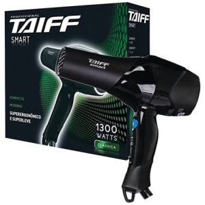 Secador de Cabelos Taiff Smart Motor AC Profissional e 5 Temperaturas 1300W - Preto