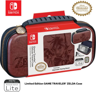 Game Traveler Licensed Zelda Case For Switch Lite - Adjustable Viewing Stand - Nintendo