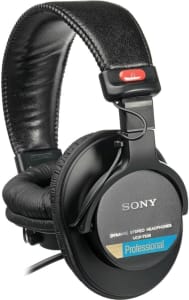 Sony Fone de ouvido MDR-7506 com fio, preto