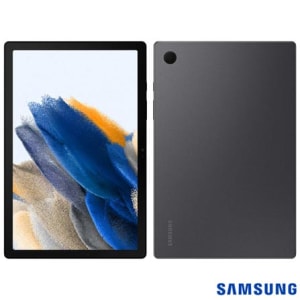 Tablet Samsung Galaxy Tab A8 Cinza com 10,5", Wi-Fi, Android 11, Processador UniSOC T618 e 64GB