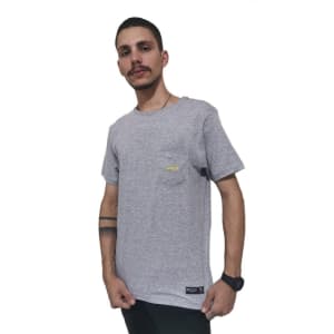 Camiseta Manga Curta Com Bolso Ezok - Mescla