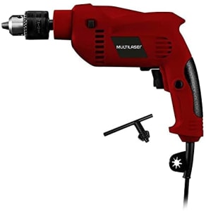 Furadeira Elétrica de Impacto 220V com 600W e 2 Velocidades Vermelho Multilaser 220V - HO034