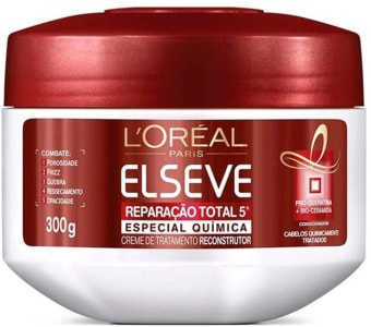  Creme de Tratamento Reparação Total 5 Química Elseve L'Oréal Paris 300 ml, L'Oréal Paris 