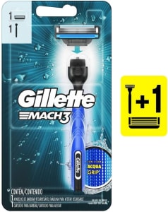 Aparelho De Barbear Gillette Mach3 Acqua-Grip