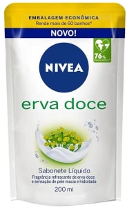 6 Unidades - Sabonete Líquido Nivea Sabor Erva Doce Refil 200ml, Nivea