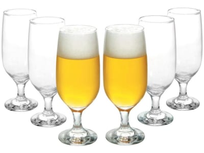 Conjunto de Taças de Vidro para Cerveja 6 Peças - 300ml Nadir Floripa 7732 - Taça de Cerveja - Magazine Ofertaesperta