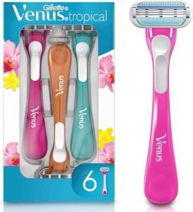 Aparelho de Depilação Gillette Venus Tropical 6 Unidades